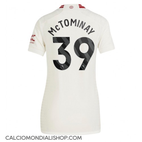 Maglie da calcio Manchester United Scott McTominay #39 Terza Maglia Femminile 2023-24 Manica Corta